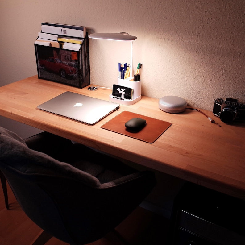 Genuine Leather Mouse Pad Non-Slip Desk Mat