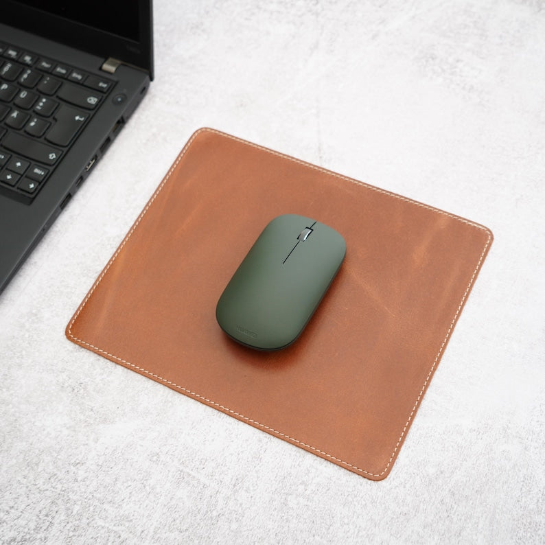 Genuine Leather Mouse Pad Non-Slip Desk Mat