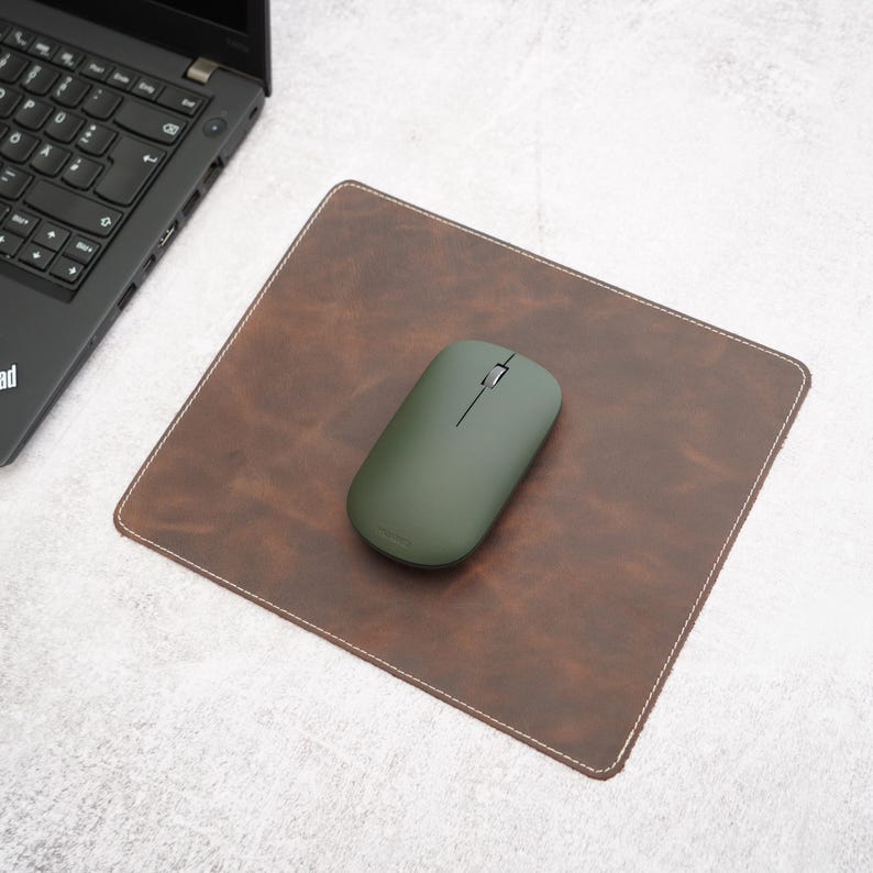 Genuine Leather Mouse Pad Non-Slip Desk Mat