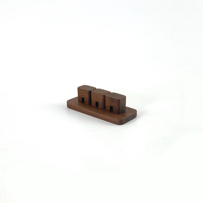 Magnetic Wooden Cable Organizer – Desk Cord Management Box