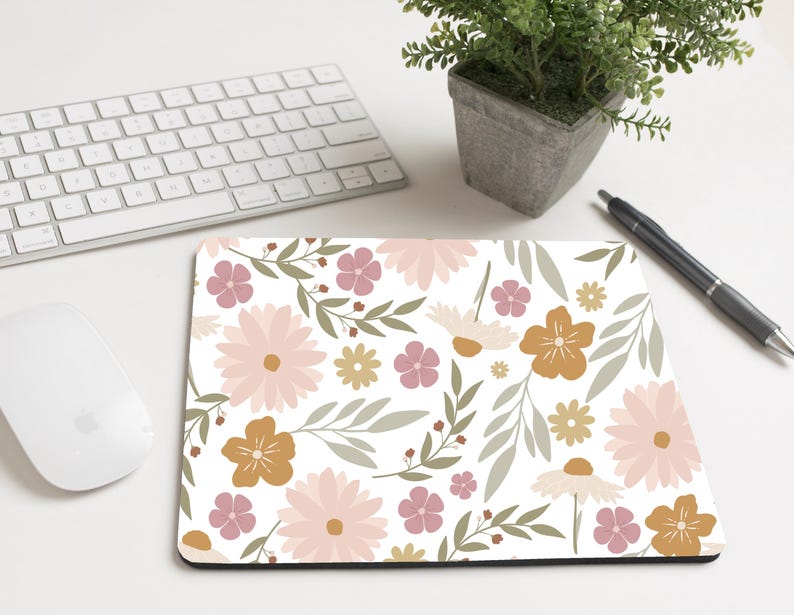 Aesthetic Soft Non-Slip Mouse Pad for Office or Home