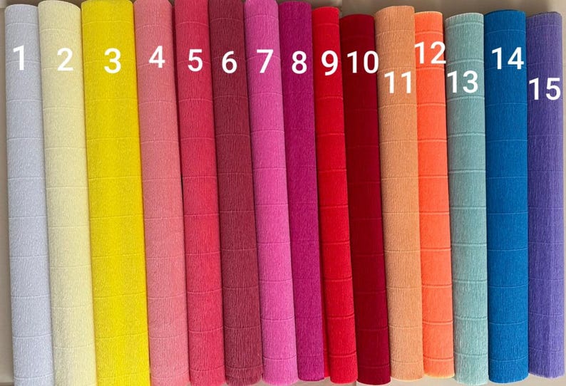 Gerberas en papier crépon – Fleurs en papier faites à la main, bouquet de fleurs en papier, idée cadeau pour la fête des mères, fleurs longue durée, décoration en papier, mariage