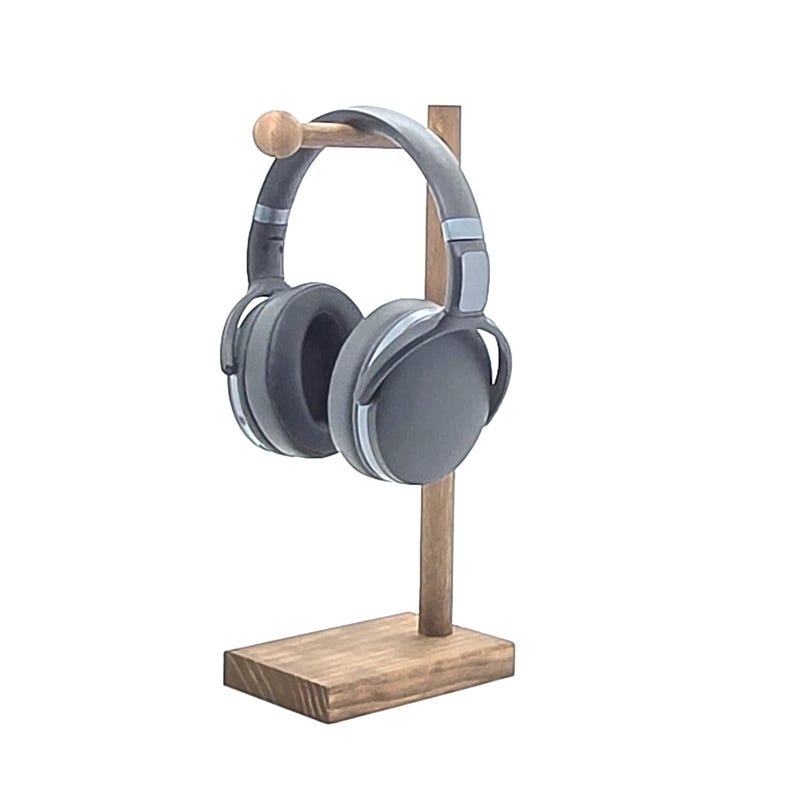 Wood Headphone Stand – Simple and Elegant