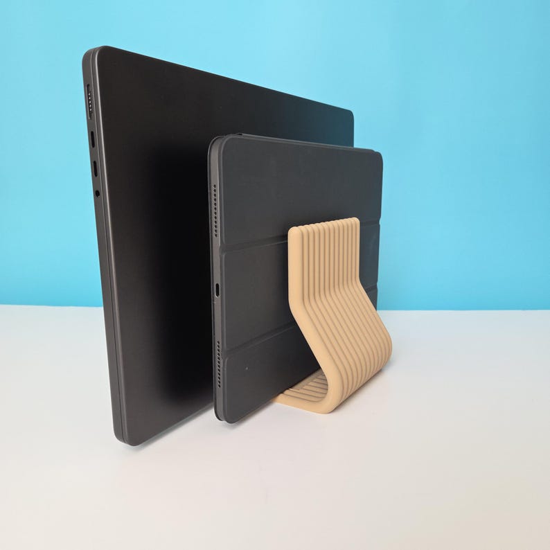 Dual Vertical Laptop Stand Double Holder