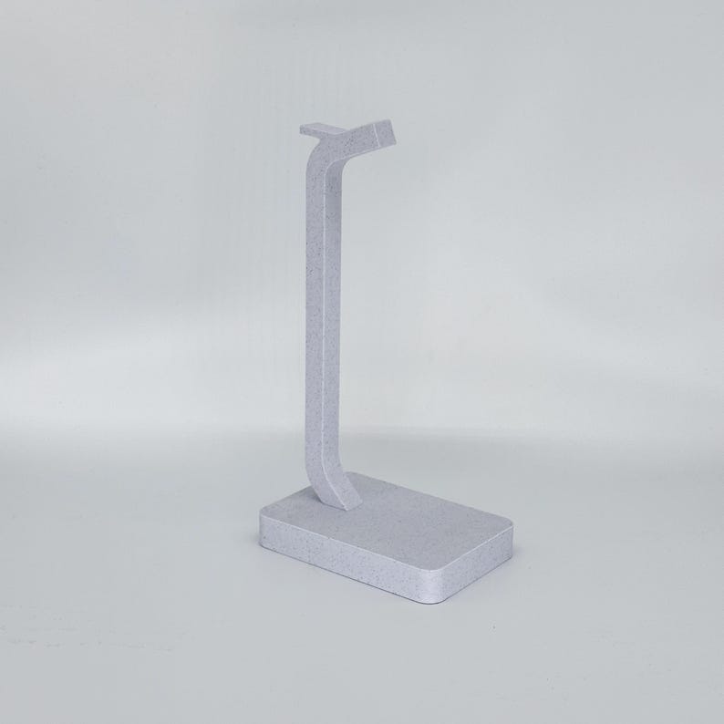 Minimalist Headphone Stand, 3D Printed Desk Holder