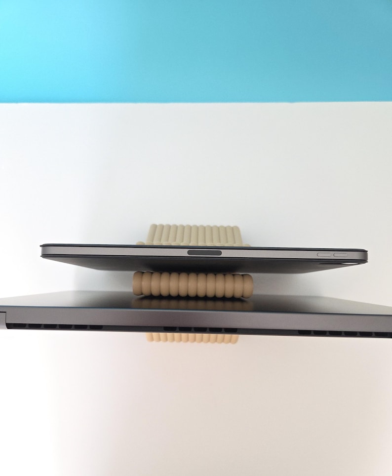 Dual Vertical Laptop Stand Double Holder