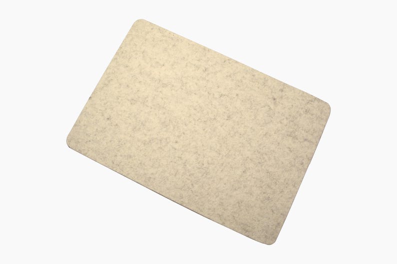 Wool Felt Mouse Pad with Natural Cork Base