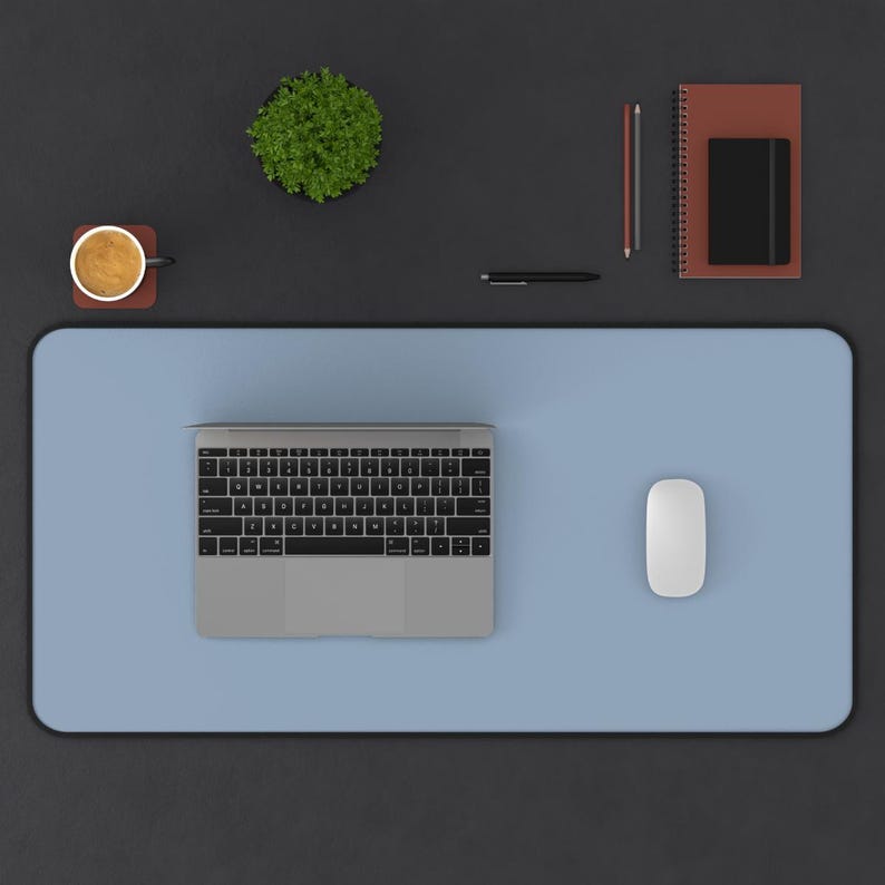 Solid Color Desk Mat | Large Neoprene Work Surface for Modern Setups