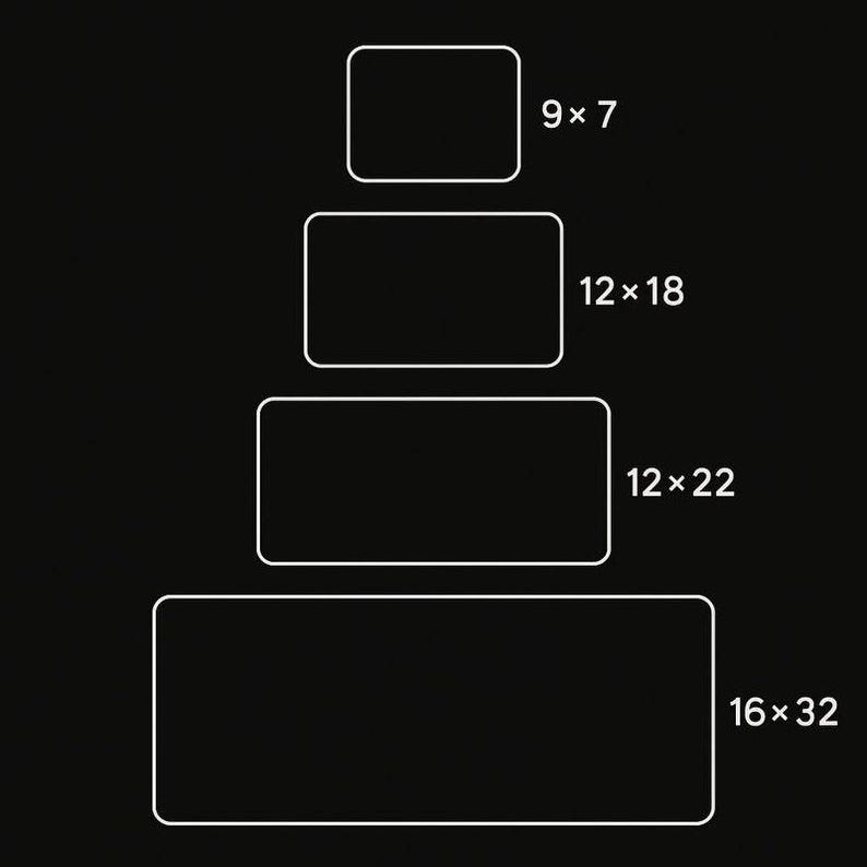 Beige Linen Texture Mouse Pad Office Desk Mat