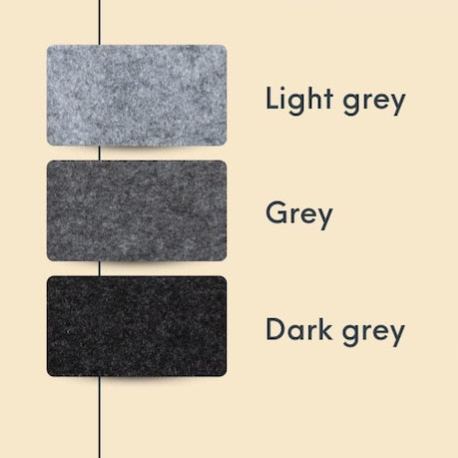 Felt Mouse Pad Dark Gray Extra Large Desk Mat