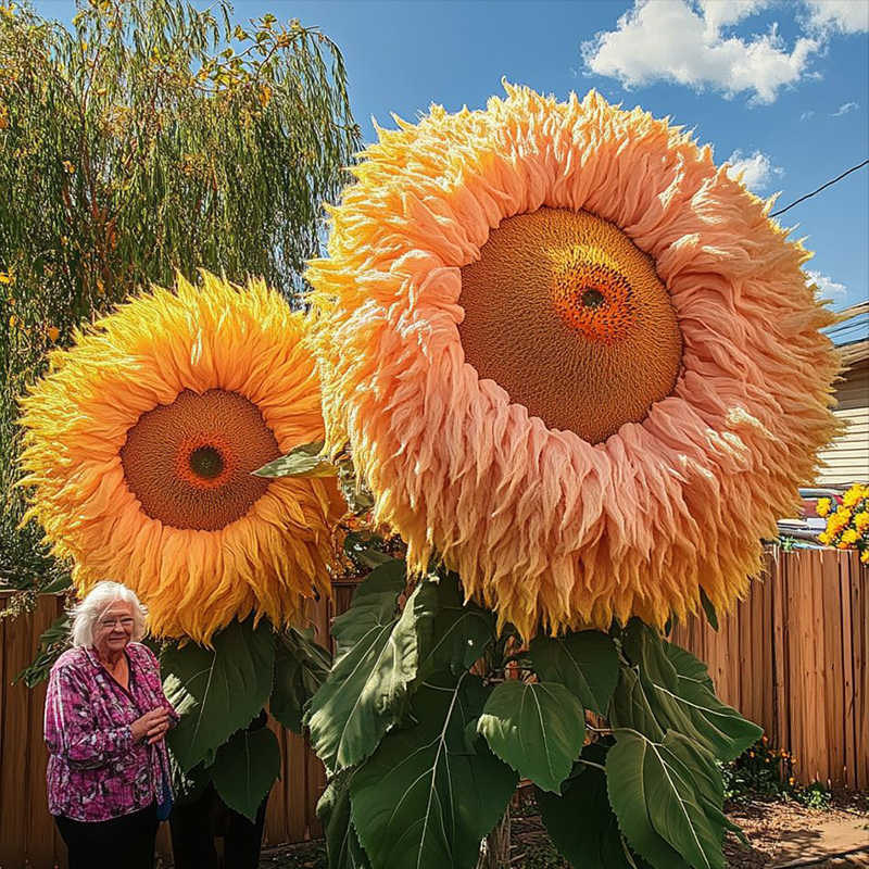 Bezaubernde Riesen-Teddybär-Sonnenblume