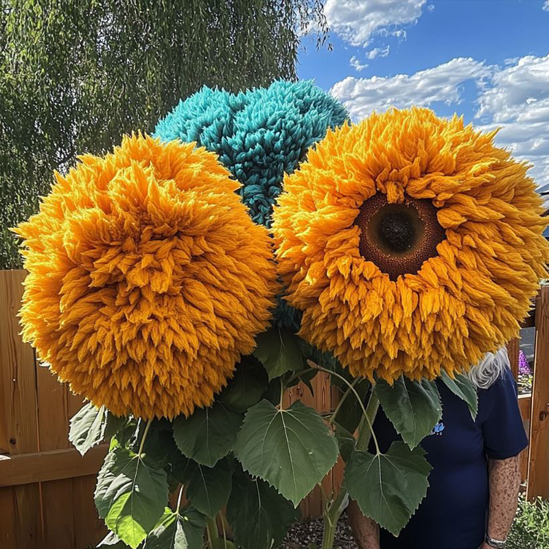 Bezaubernde Riesen-Teddybär-Sonnenblume