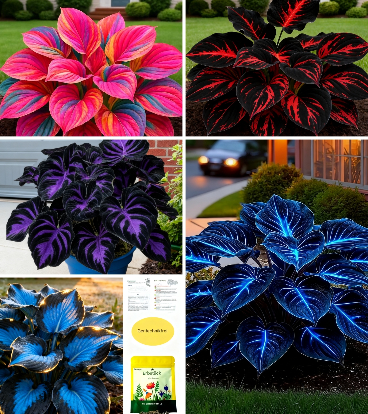 💥 2025 Hot New Release – Aurora hosta, The Plant That Glows at Night 🌌