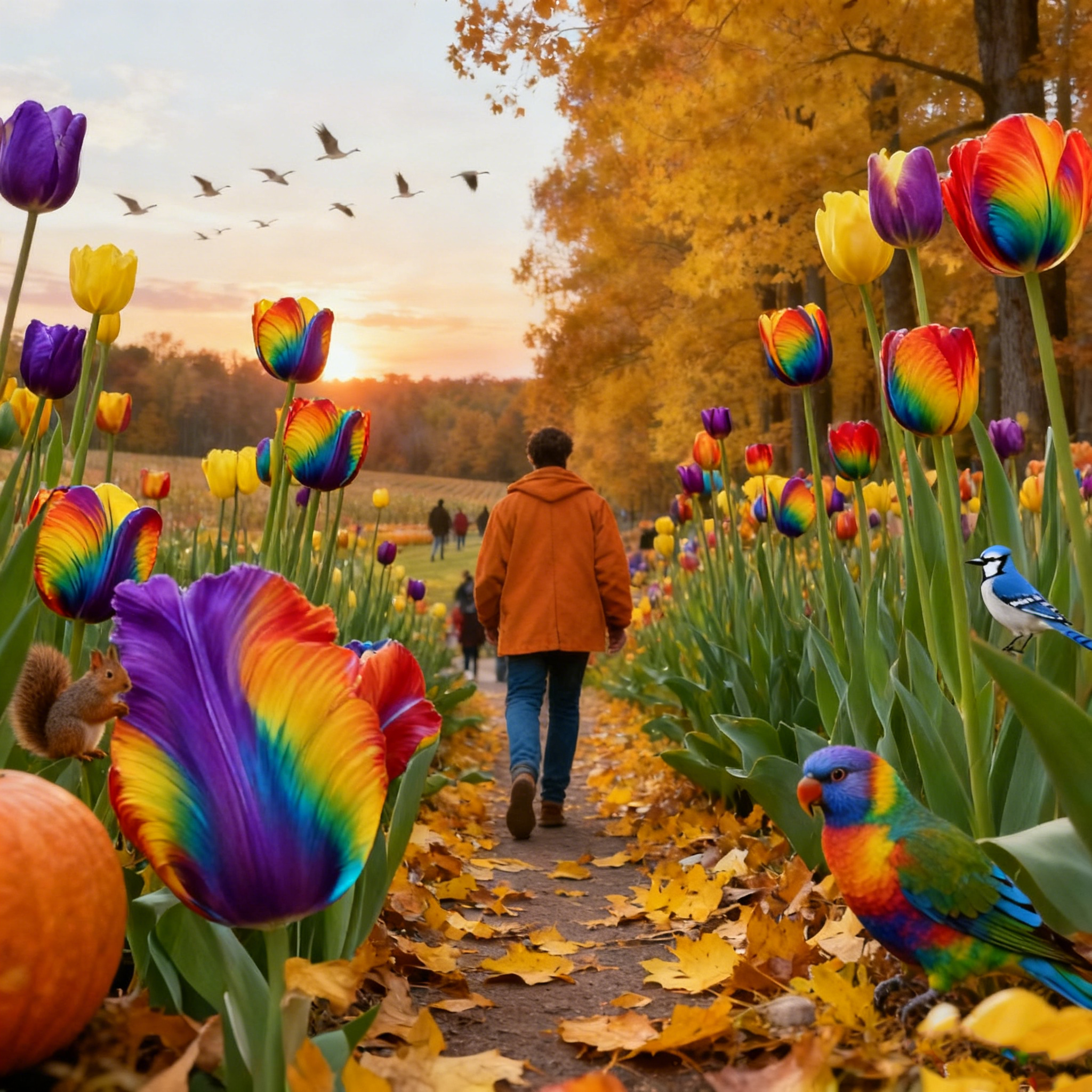 🌷Bunte Papageientulpenzwiebeln – die seltenste Tulpe der Welt