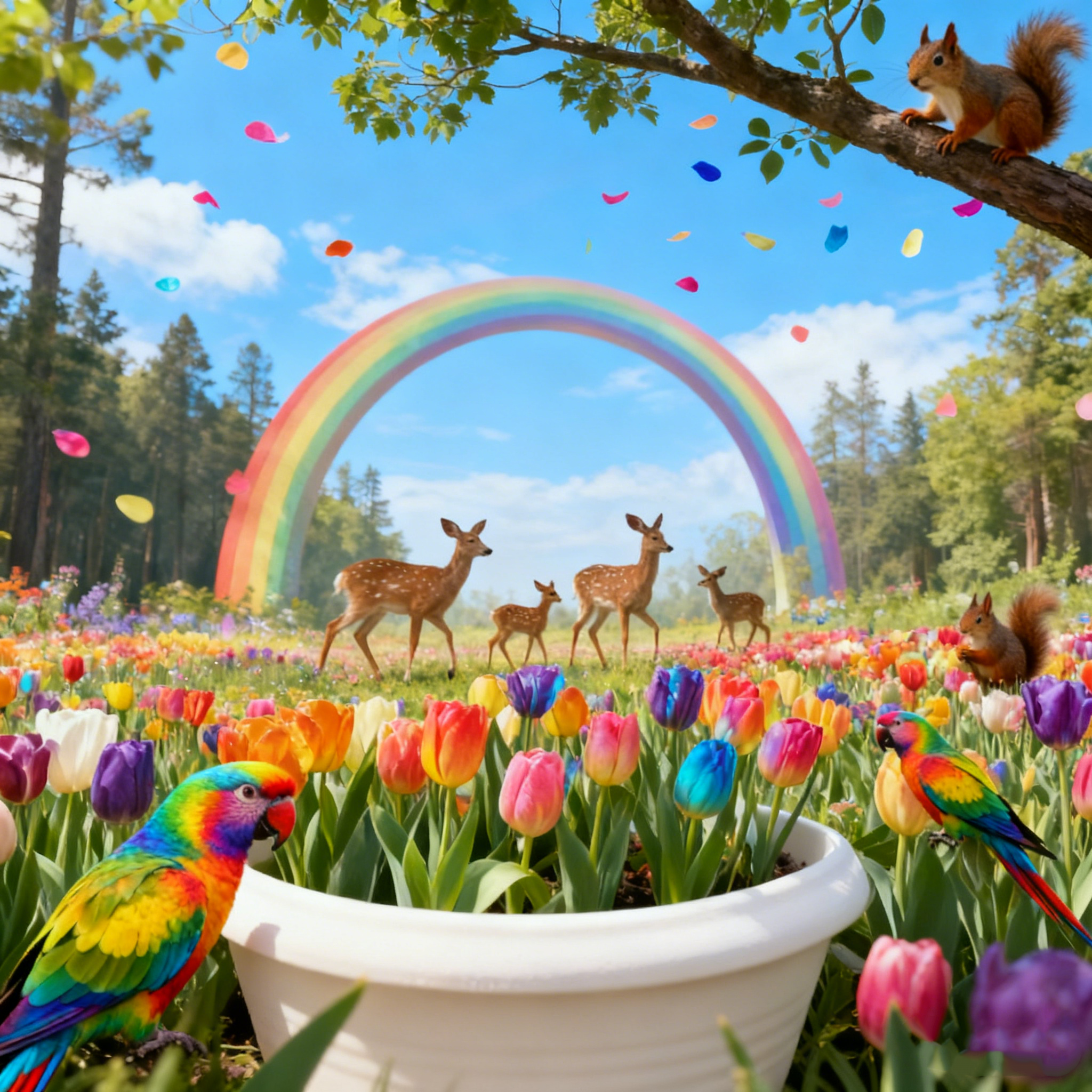 🌷Bunte Papageientulpenzwiebeln – die seltenste Tulpe der Welt