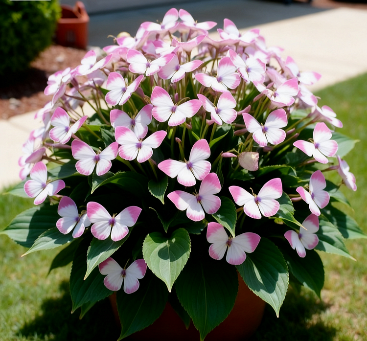 🦋🌈 Verspielte Schmetterlingsblumen – Ein Farbrausch in jedem Blütenblatt! 🌸