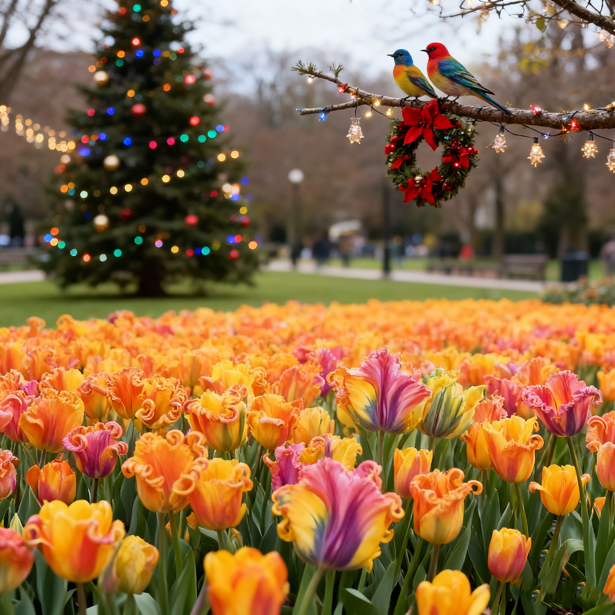 🌷Bunte Papageientulpenzwiebeln – die seltenste Tulpe der Welt
