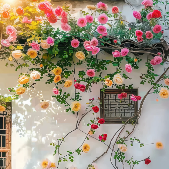 🌹Climbing Rose—Year-Round Blooming