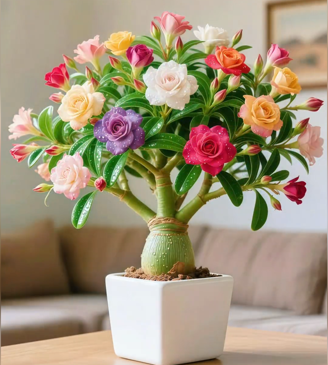 🌵 Wüstenrose – Exotische Blüten, mühelose Schönheit! 🌺✨
