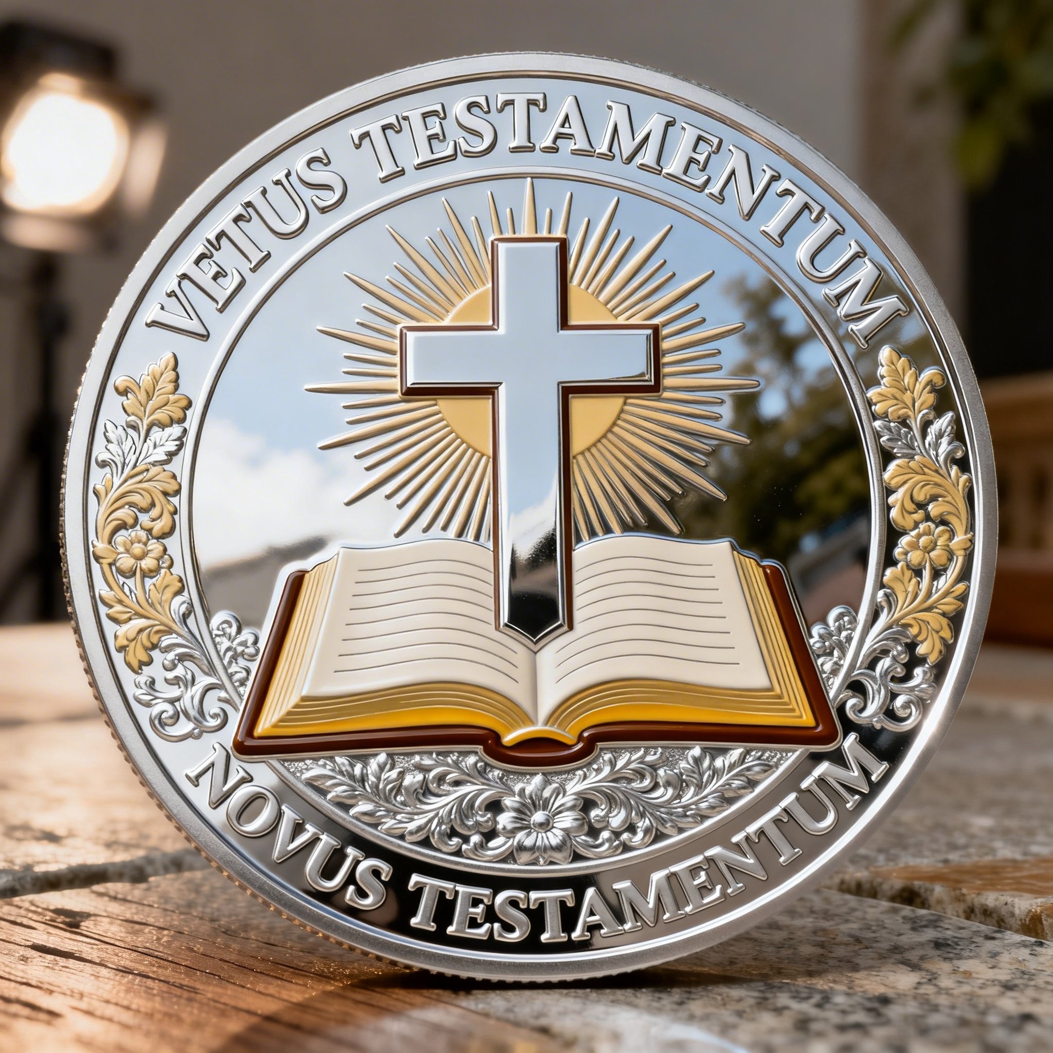 ❤️Letzter Tag 50 % Rabatt – ✝️ Die letzte christliche Gedenkmünze