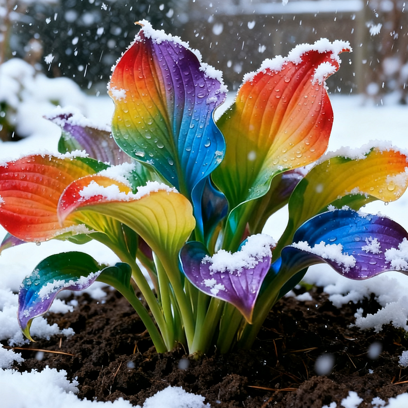 🌹Seltene, farbenfrohe Hosta-Samen