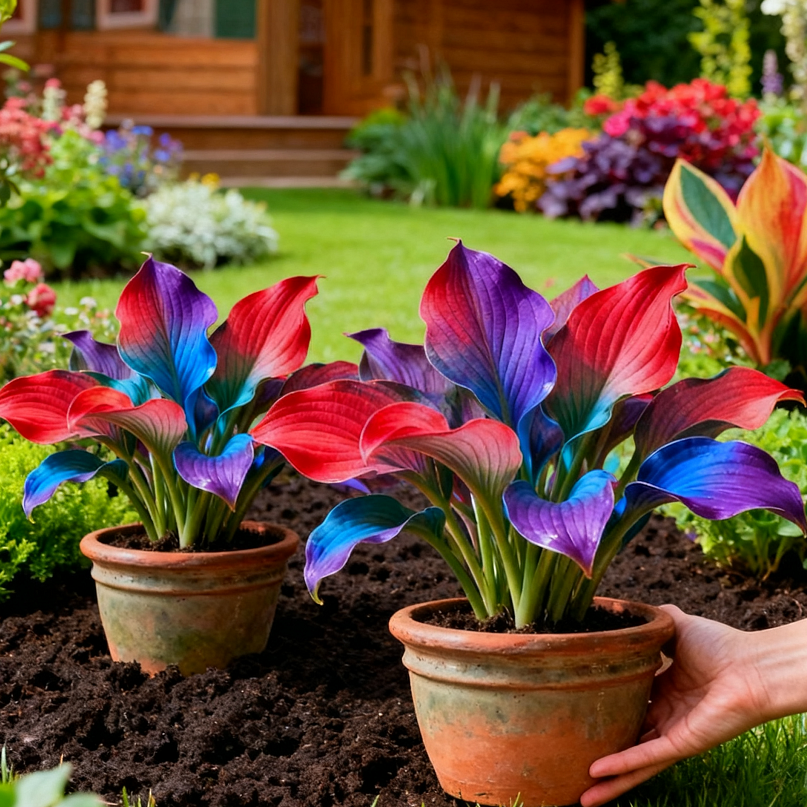 🌹Seltene, farbenfrohe Hosta-Samen