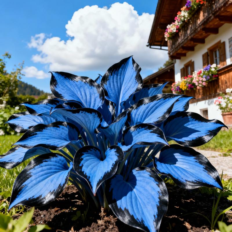💥2025 Sonderangebot 🌌Mitternachtsblaue Herz-Hosta-Samen, mehrjährige Schattenpflanze für den Garten