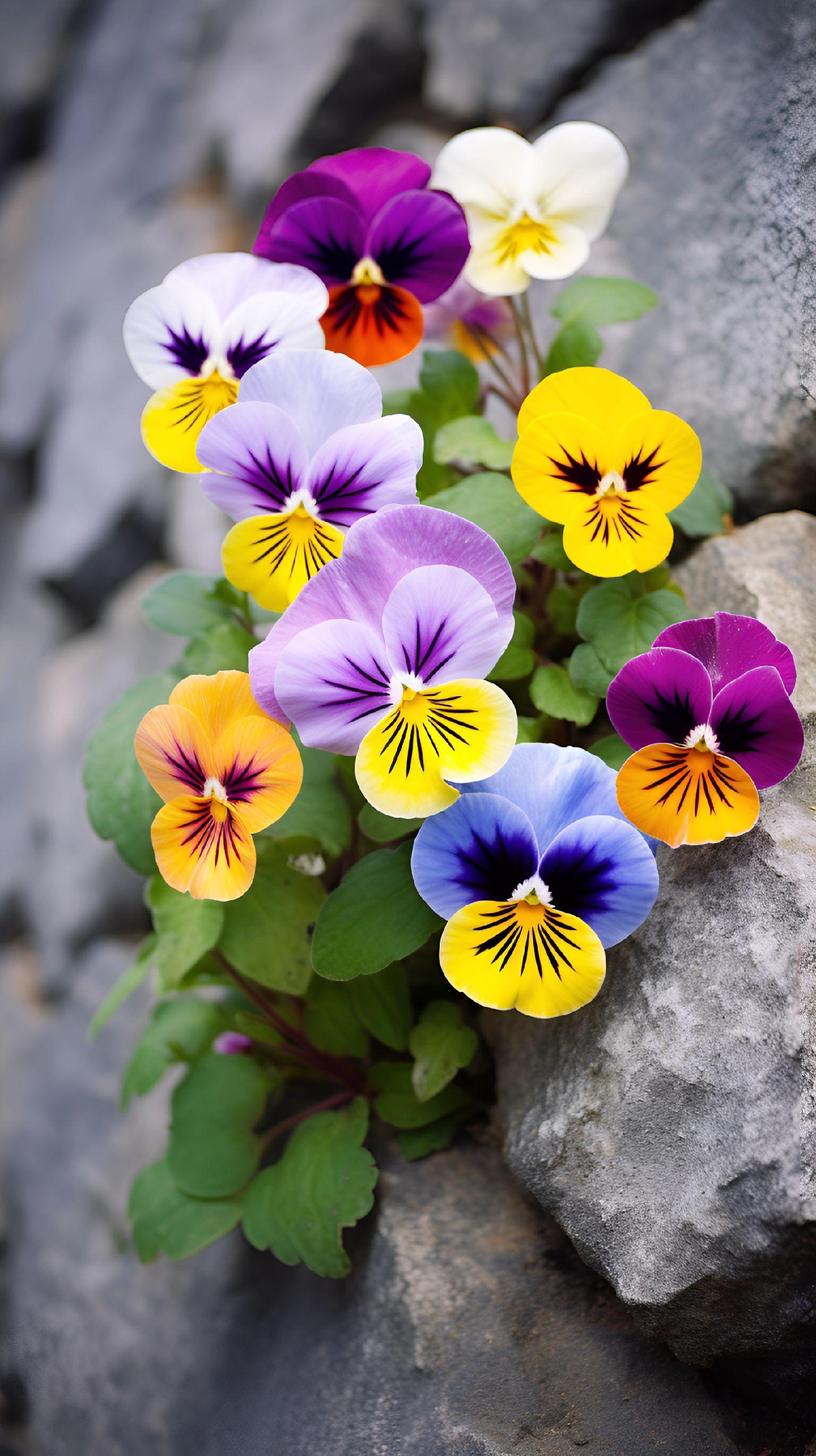 🌸 Winterzauber-Stiefmütterchen – Die Blume, die sogar im Schnee blüht