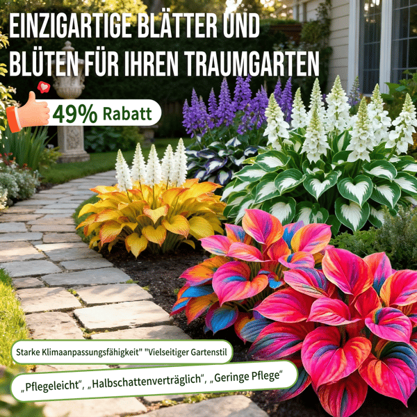 🔥Letzter Tag im Angebot🔥Premium-Funkiensamen (selten)🌿Schattenverträgliche Pflanze