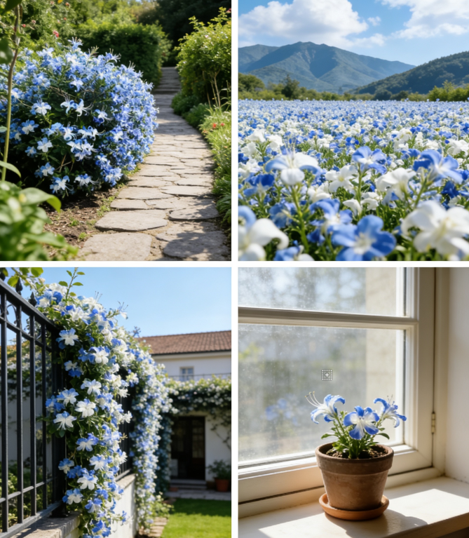 🌌 Blue Butterfly Flower Seeds – Bring the sky into your garden!