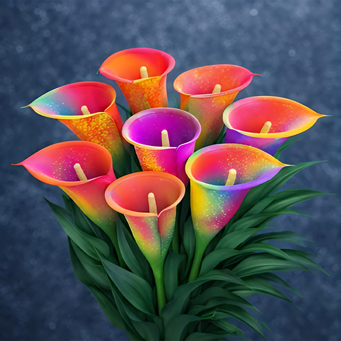 🌷Mysterious Aurora Calla Lily