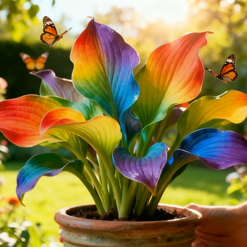 🌹Seltene, farbenfrohe Hosta-Samen