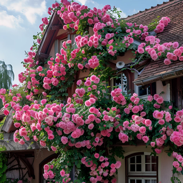 🌹Climbing Rose—Year-Round Blooming