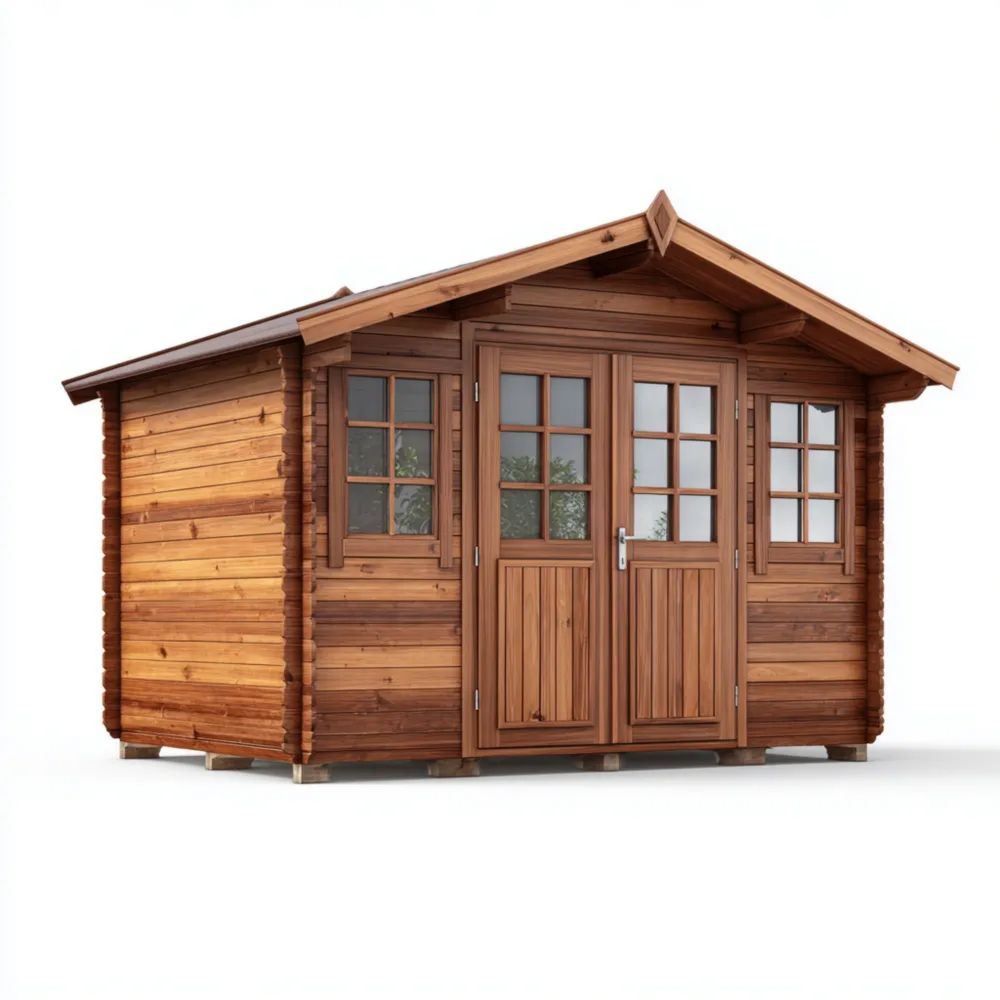 Holz Geräteschuppen - 300x250x210 cm - Natur - Mehrzweck
