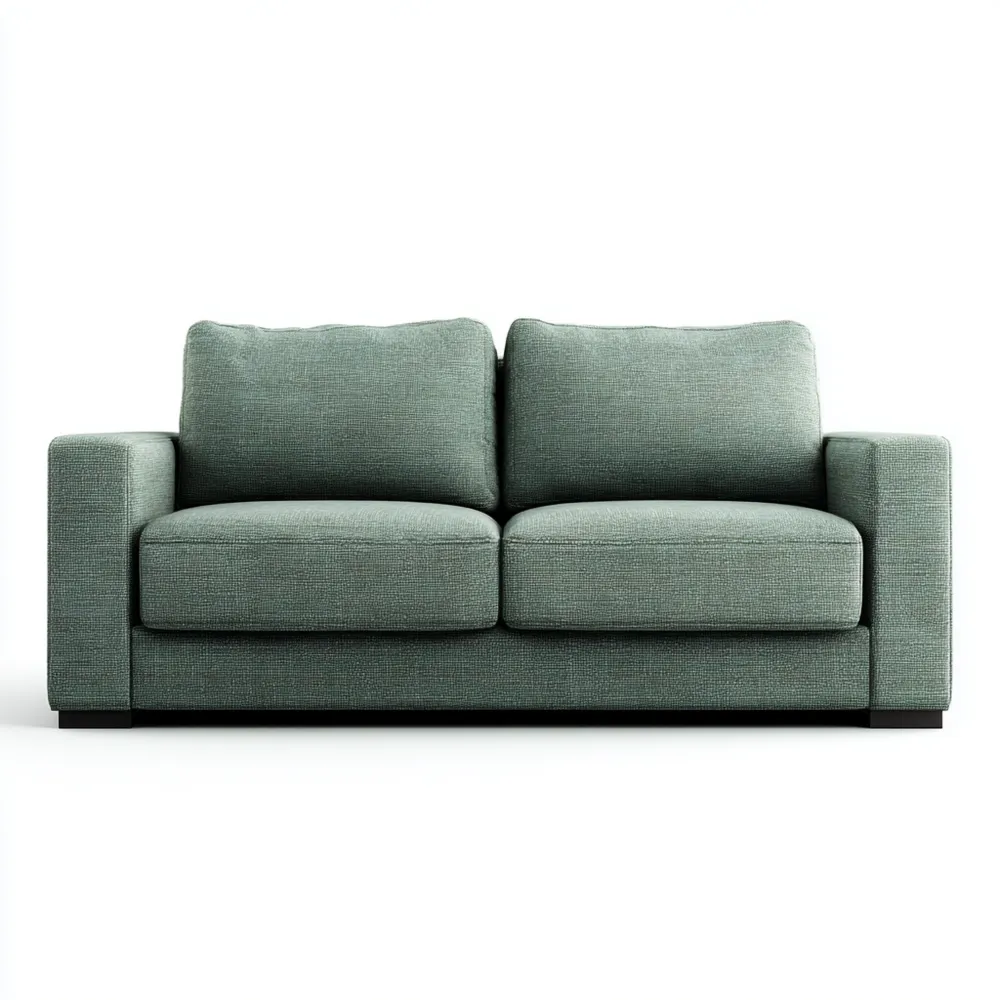 2-Sitzer-Sofa Stoff 150x90x75 cm – Blau – Modernes Design