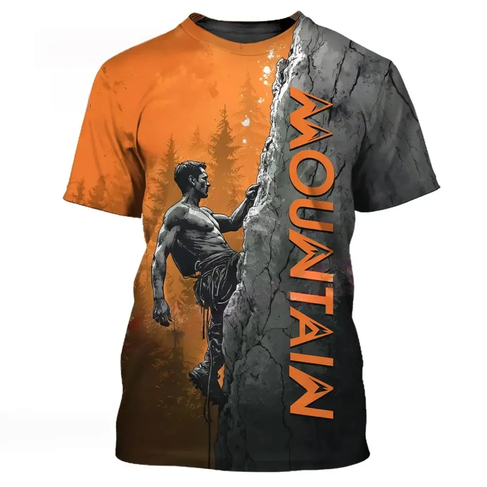 Mountaineering Enthusiasts 3D Printed T-shirt