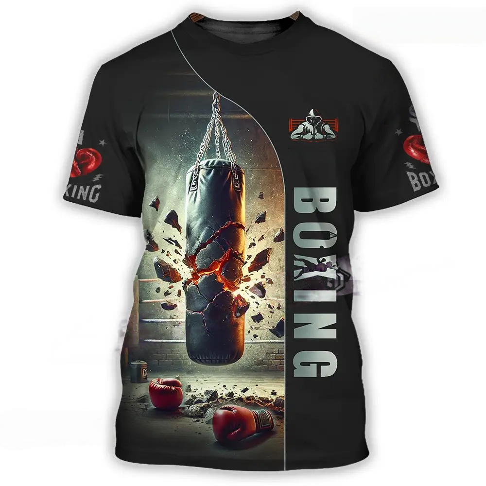 Boxing 3D Printed T-shirt