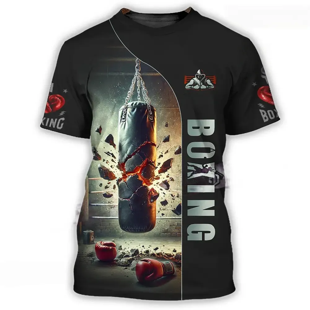 Boxing 3D Printed T-shirt