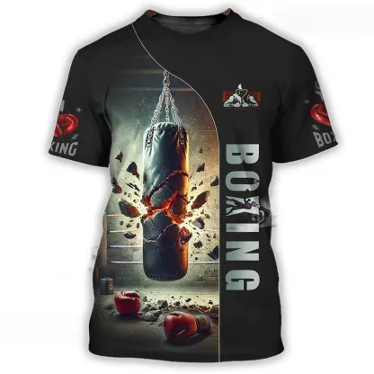 Boxing 3D Printed T-shirt