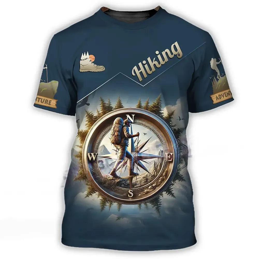 Hiking 3D Printed T-shirt