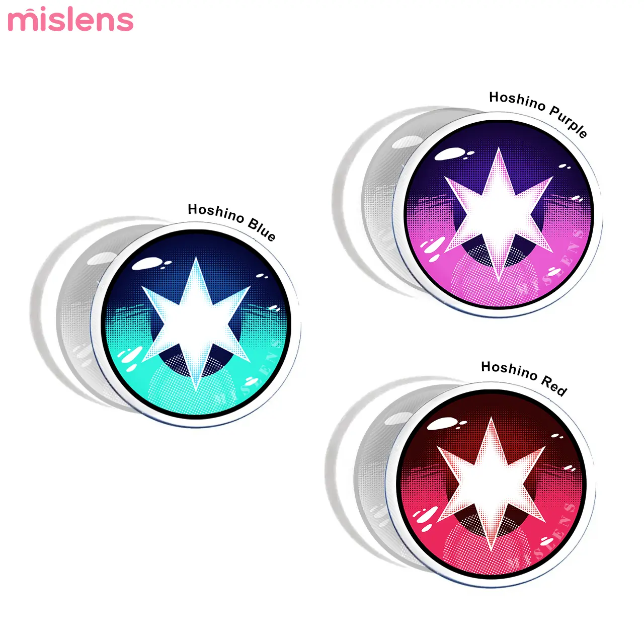 Anime Style Contact Lenses in Multiple Colors for Cosplay