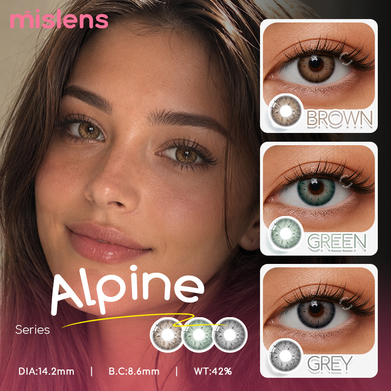Alpine Series Yearly Natural Colored Contact Lenses