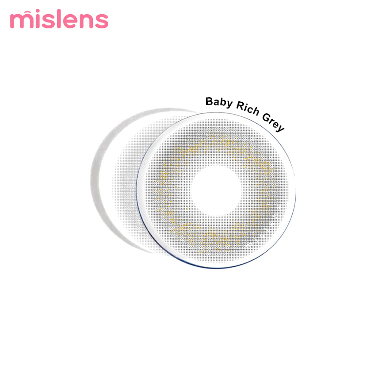 Baby Rich Grey Yearly Natural Colored Contact Lenses