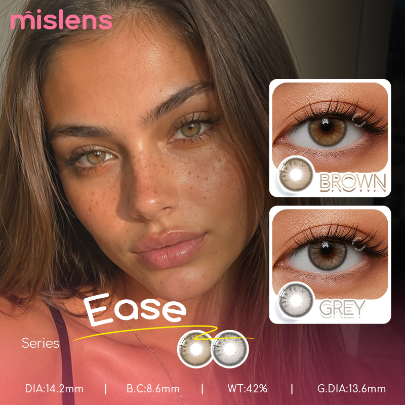 Ease Series Yearly Natural Colored Contact Lenses