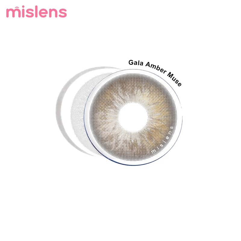 Gala Series Amber Muse Yearly Colored Iris Contact Lenses