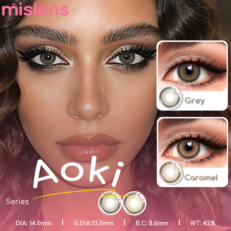 Aoki Series Yearly Premium Colored Contacts Bulk