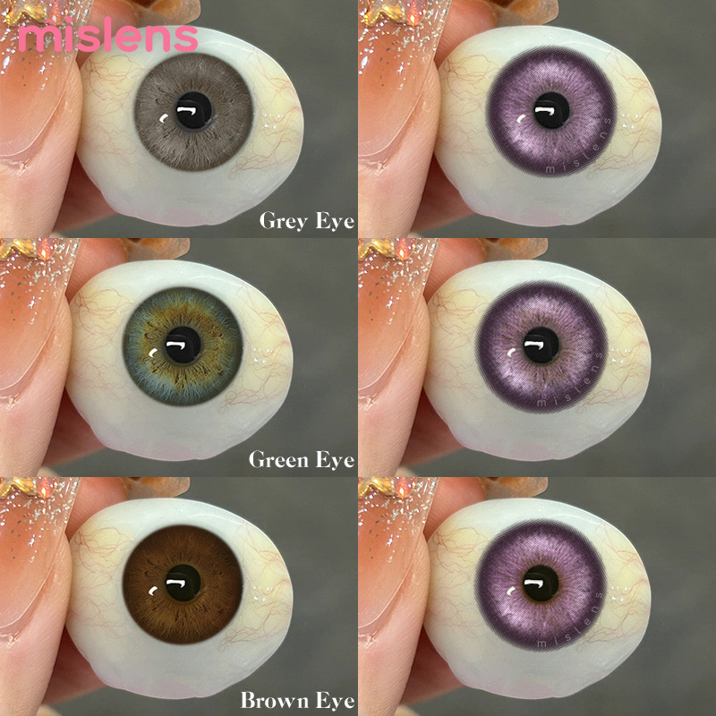 Ice Crystal Series Yearly Coloured Lenses Without Power