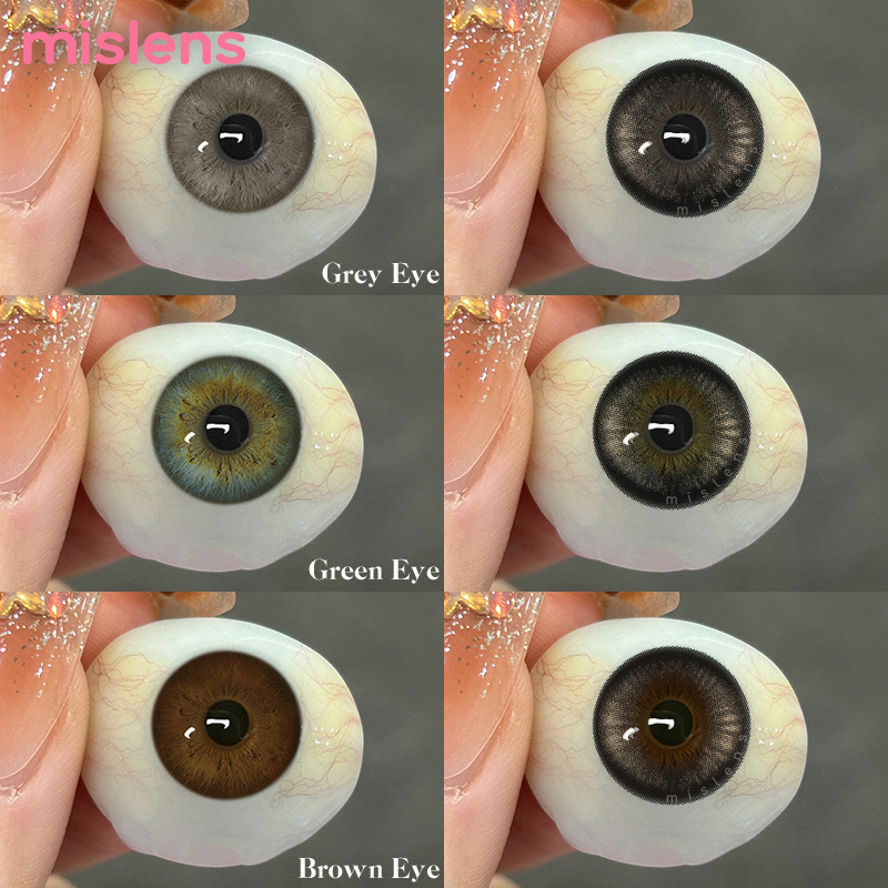 Ice Crystal Series Yearly Coloured Lenses Without Power