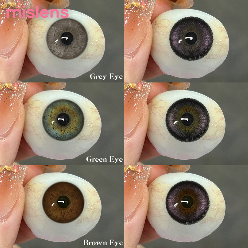 Ice Crystal Series Yearly Coloured Lenses Without Power