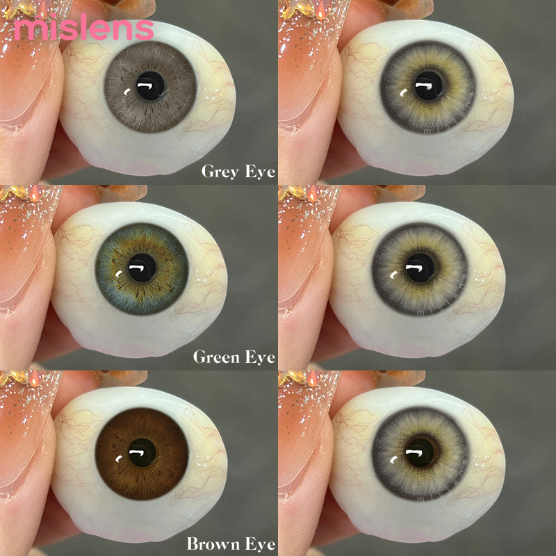 Solan Series Grey Yearly Colored Circle Contact Lenses